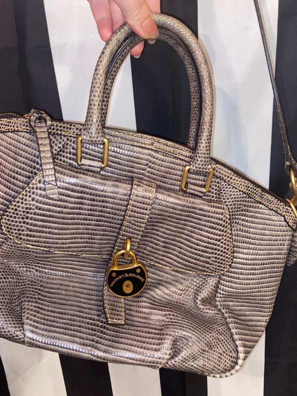 Dooney & Bourke Santorini  Embossed Leather